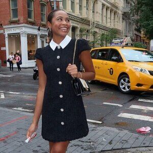 NWOT LIKELY Riello Dress in Black size 12